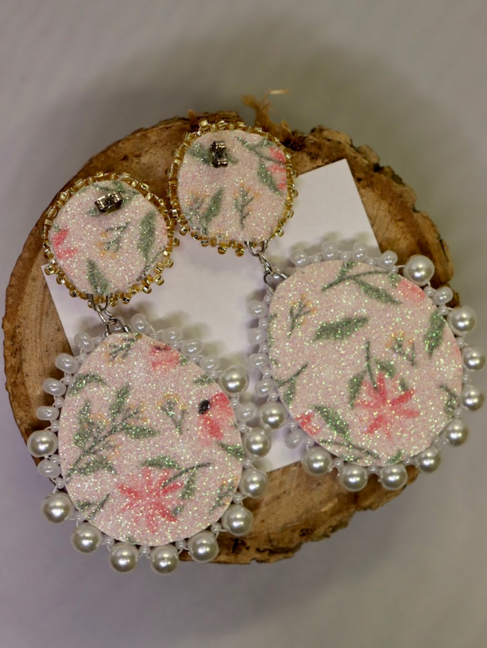 Pink 2025 purple earrings