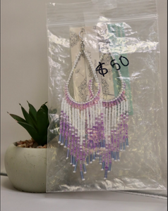 Long Beaded Earrings