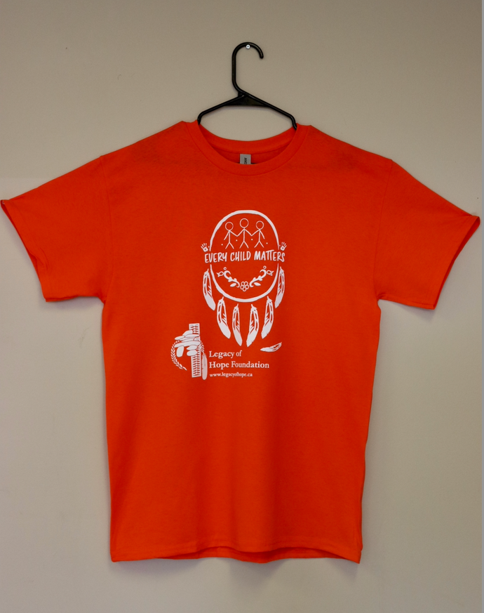2022 Design - Every Child Matters, Orange T-Shirt - ADULT - English