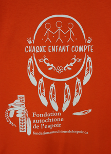 Chaque enfant compte, T-Shirt orange - ADULTE - Français