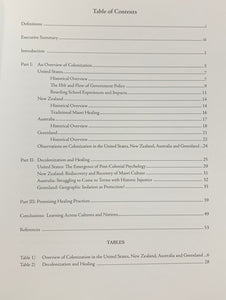 Decolonization and Healing: Indigenous Experiences in the United States, New Zealand, Australia and Greenland